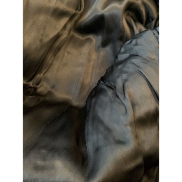 Medium Pelle Moda Women's Vintage 49" Long Leather Insulated Overcoat Belted - Picture 10 of 11